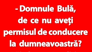BANC | "Domnule Bulă, de ce nu aveți permisul de conducere la dumneavoastră?"