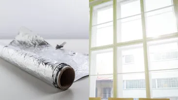 Pericolul la care ești expus dacă pui folie de aluminiu pe geamuri, ca să răcorești casa. Grijă mare!