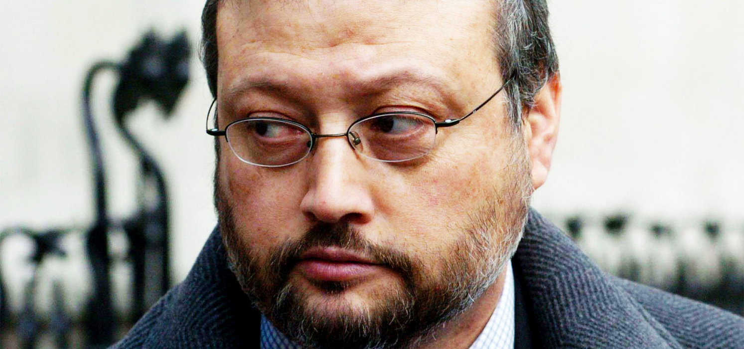 Jamal Khashoggi, media advisor to Prince Turki Al-Faisal, leaves the Royal Courts of Justice in central London. The Prince, Saudi Arabia's Ambassador to the Court of St James, won a settlement in his libel action against publishers Hachette Filipacchi Associes and its magazine Paris Match. The magazine published an article in October last year featuring an interview with Laurent Murawiec and extracts from his book 'La Guerre D'Apres' alleging that Prince Turki was closely involved with Al-Qaeda.   (Photo by Johnny Green - PA Images/PA Images via Getty Images)