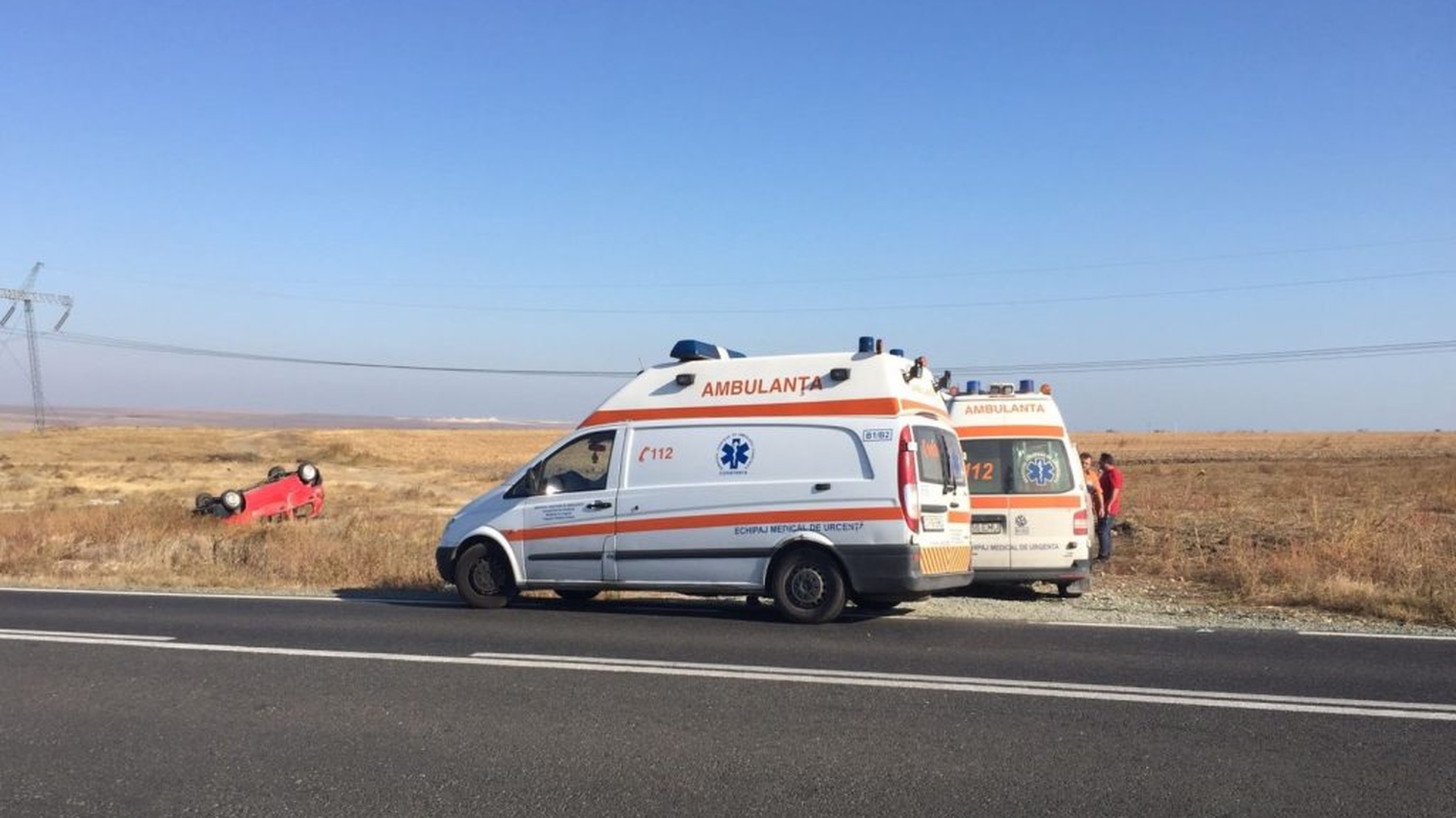 Accident grav pe DN 22, județul Constanța. Doi morți și doi răniți în urma impactului