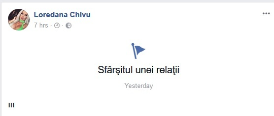 Loredana Chivu a rămas din nou singurică!