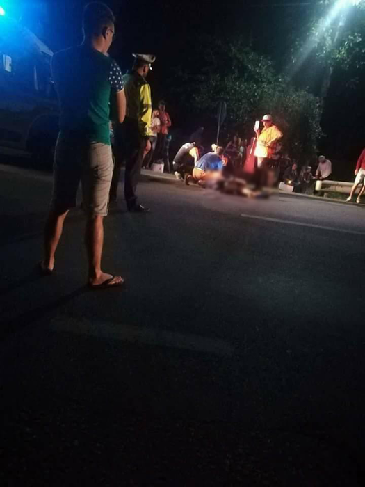Femeia nu s-a asigurat la traversare și a fost lovită în plin de mașina condusă de polițist