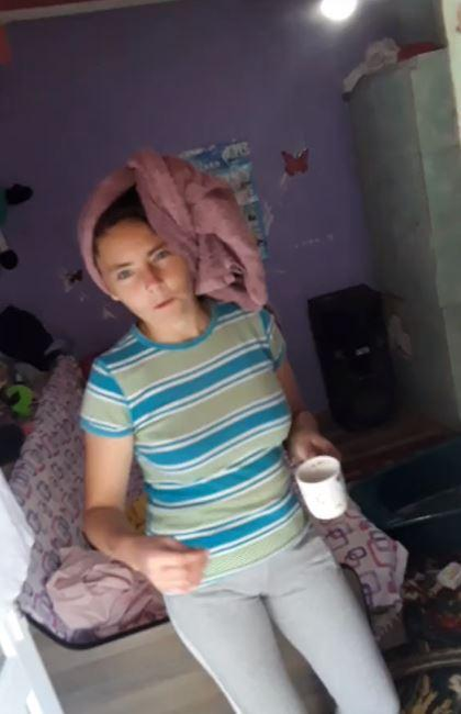 Veronica s-a mutat din Blăgești /Foto: TikTok