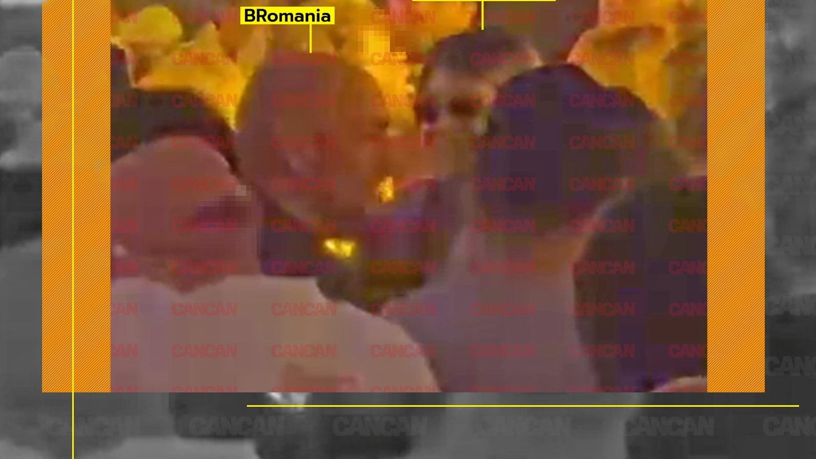 BRomania i-a dat târcoale Laurei Giurcanu, de față cu Marian Huja. Ea, cu iubitul, el, pe "contrasens"