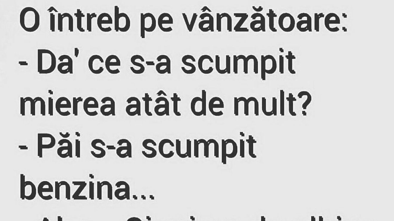 BANC | "Da' ce s-a scumpit mierea atât de mult?"