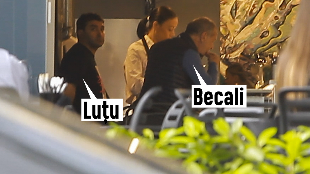 În timp ce Suveranul Pontif se afla în București, milionarul, sub atenta supraveghere a lui Ionuț Luțu, a ales să meargă la cumpărături