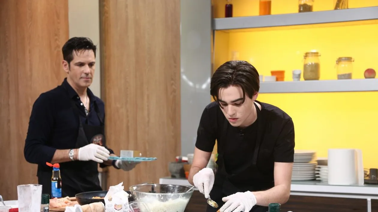 Ștefan Bănică Junior și fiul lui, Radu Ştefan, apariție surpriză la Chefi la cuțite