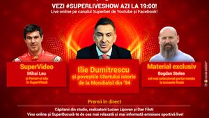 Urmărește la SuperLive Show cum am picat admiterea la Stanford, în urmă cu 26 de ani! Ilie Dumitrescu va retrăi momentul Suedia din studio!
