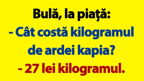 BANC | Bulă și ardeii kapia