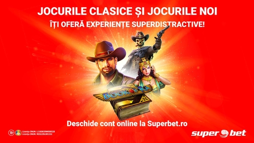 4 SuperJocuri de încercat azi în cazinoul online Superbet!