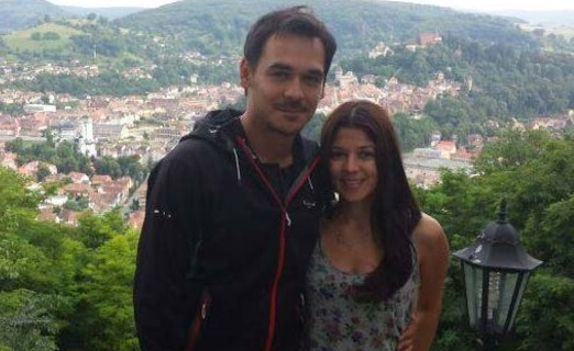 Răzvan Simion şi fosta soţie, Diana