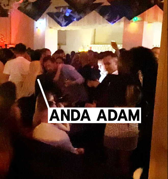 Anda Adam, distracție nocturnă