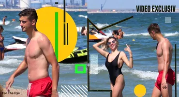 ”Grenadiera” fotbalistului criticat de Gigi Becali a incendiat plaja!