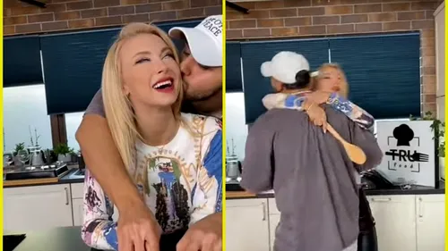 Sărut și îmbrățișări pasionale între Andreea Bălan și un tânăr „viral” pe internet. Cei doi colaborează profesional
