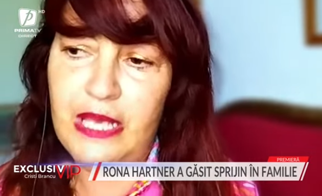 Ultimele imagini la TV, cu Rona Hartner în viaţă. N-a lăsat o secundă să i se vadă tristeţea pe faţă
