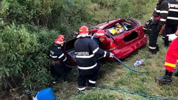 Accident grav pe Autostrada București-Pitești. Sunt șase victime, iar una dintre ele este încarcerată