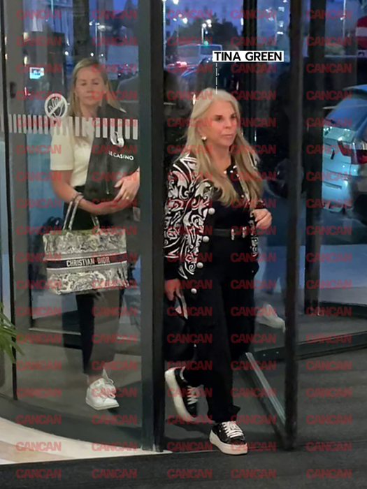 Tina Green intră în hotel