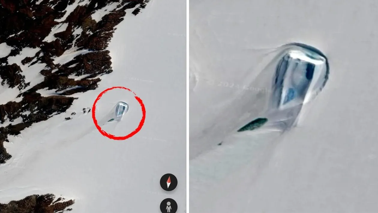 O ușă ciudată, observată pe Google Maps, în Antarctica. Ce se află în spatele ei, de fapt?