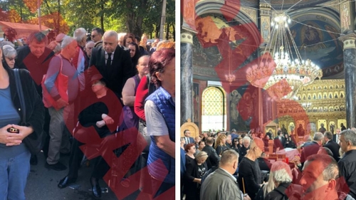 Distrusă de durere, soţia lui Alexandru Arşinel a avut nevoie de sprijinul familiei în timpul slujbei. Detalii tulburătoare