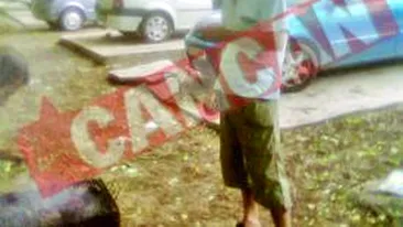 Tatal Nicoletei Luciu a facut gratar in spatele blocului