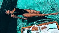 Adelina Pestrițu, mic dejun în piscină! + Fotografia de la care a ieșit mare scandal