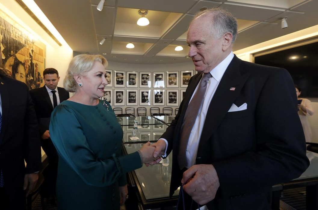 Viorica Dăncilă, întrevedere cu Ronald Lauder.