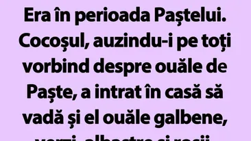 Bancul de Paște | Ce fac cocoșii în prima zi de Paște?