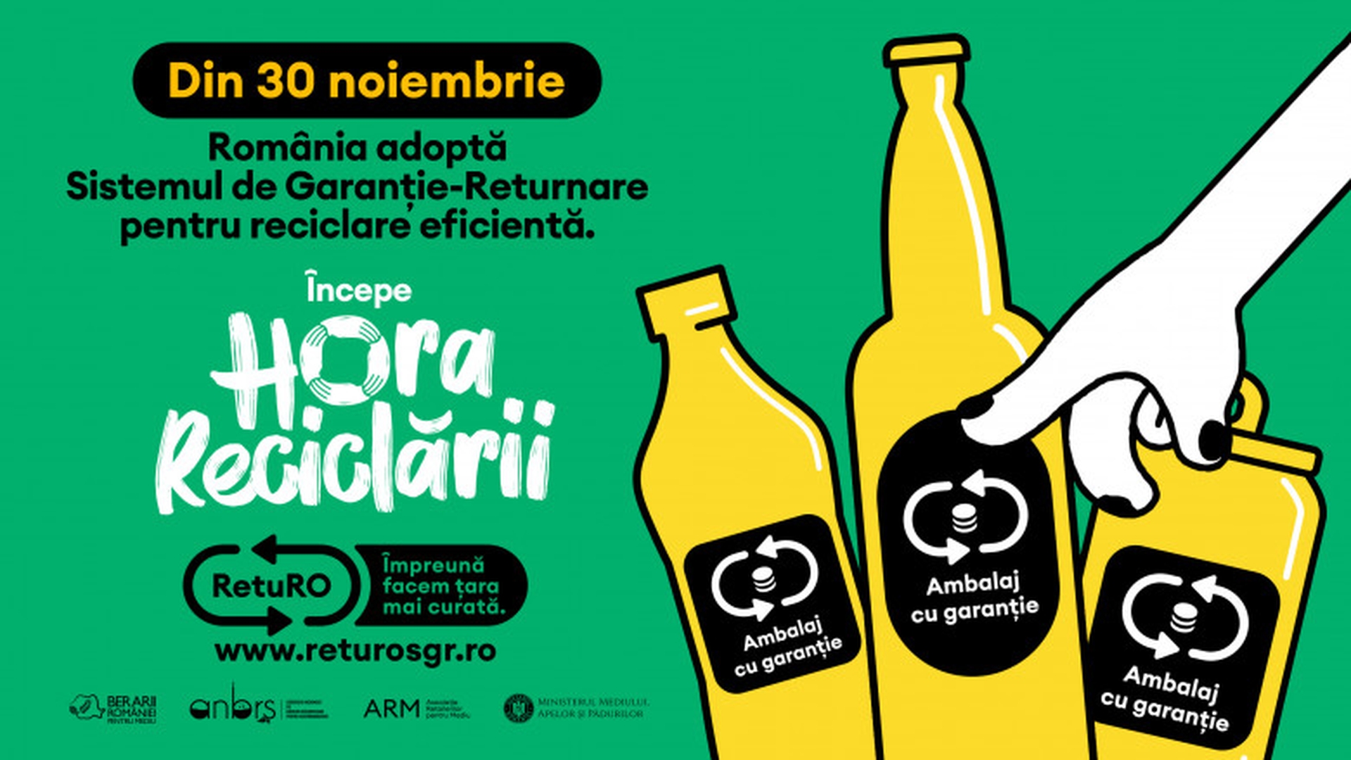 RetuRO vine în întâmpinarea comercianților prin lansarea magazinului online. Manualul SGR este deja disponibil