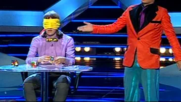 VIDEO Cristian Leana a stabilit un nou record in cele mai grele conditii! A uimit din nou juriul cu mintea lui sclipitoare!