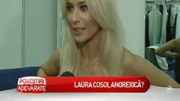 Laura Cosoi sustine ca nu e anorexica, dar recunoaste ca rabda foame: Starea de saturatie ma deprima, imi place starea de foame