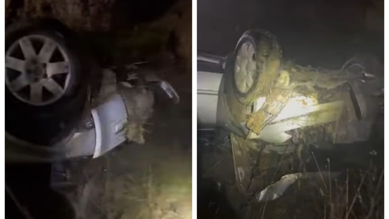 Accident grav în Dolj. Un tânăr de 26 de ani a murit, după ce mașina în care se afla, s-a răsturnat