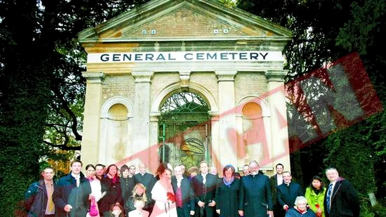 Au facut nunta in cimitir