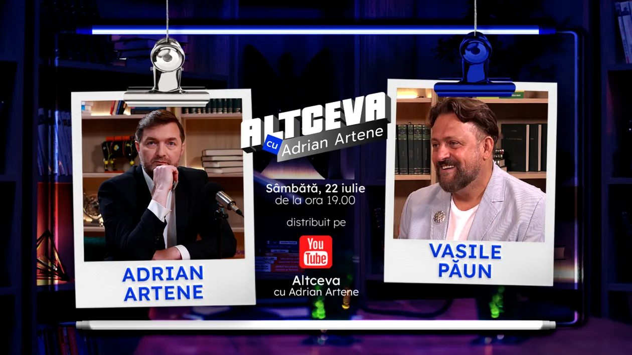 Cunoscutul coach holistic Vasile Păun este invitat la podcastul ALTCEVA cu Adrian Artene