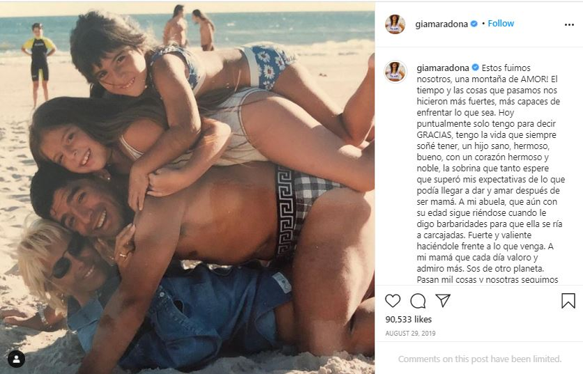 Înainte să moară, Maradona, monstruos cu fata cea mică. Regretatul fotbalist și fosta soție erau în proces