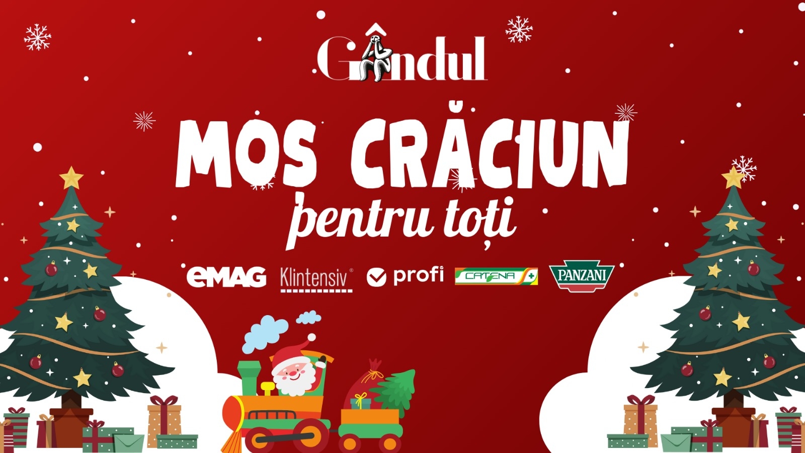 GÂNDUL MEDIA NETWORK lansează Campania Umanitară "Moș Crăciun Pentru Toți" pentru a aduce bucurie în inimile familiilor nevoiașe în perioada sărbătorilor de iarnă