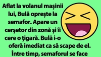 BANC | Bulă și cerșetorul de la semafor