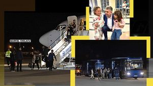 Breaking News: Coșmarul s-a terminat! 93 de români blocați în Fâșia Gaza sunt aduși acasă, în aceste momente, de către Marcel Ciolacu! Au aterizat pe Otopeni!