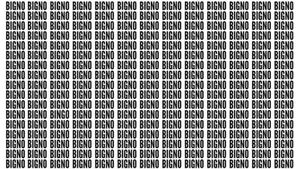 Iluzie optică virală | Găsiți cuvântul "bingo" în cel mult 5 secunde