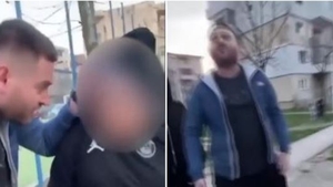 FOTO + VIDEO. Copii înjurați, unul chiar lovit, de un bărbat într-un parc din Drobeta-Turnu Severin. Reacția IPJ Mehedinți