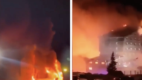 Haos în Turcia! Un hotel a fost cuprins de flăcări: 10 morți și zeci de răniți