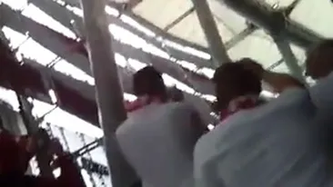 VIDEO Credeai ca National Arena are probleme?! Uite cum s-au facut de ras polonezii la Euro cu bijuteria lor din Varsovia! A plouat in stadion mai rau ca afara, desi arena era acoperita!