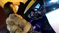 Rebecca, fiica lui Sile Cămătaru, încă o aroganță. S-a fotografiat sprijinită de un Mercedes de 100.000 de euro și... “Eu fac regulile!”