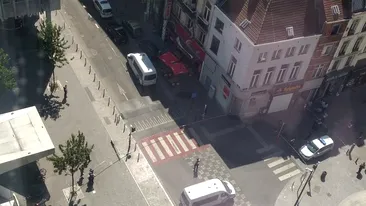 ALERTĂ la Bruxelles! Poliţişti au închis mai multe străzi după ce un bărbat ar fi avut pe el explozibil. „Sperăm să…“