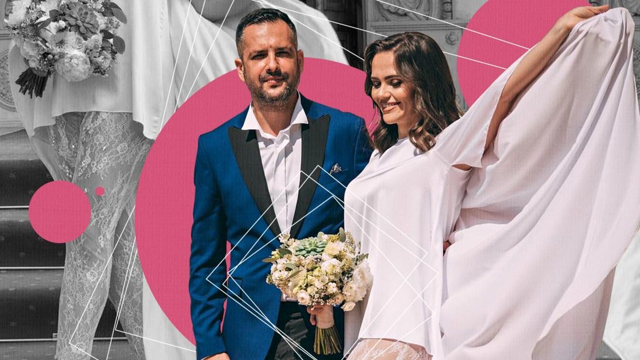 Dedesubturile nunții cu repetiție între prezentatorul Tv & actuala soție... Ținuta miresei a provocat un scandal monstruos!