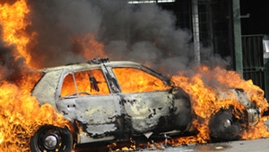 Explozie in centrul Chisinaului, langa Ambasada Chinei! O masina a sarit in aer