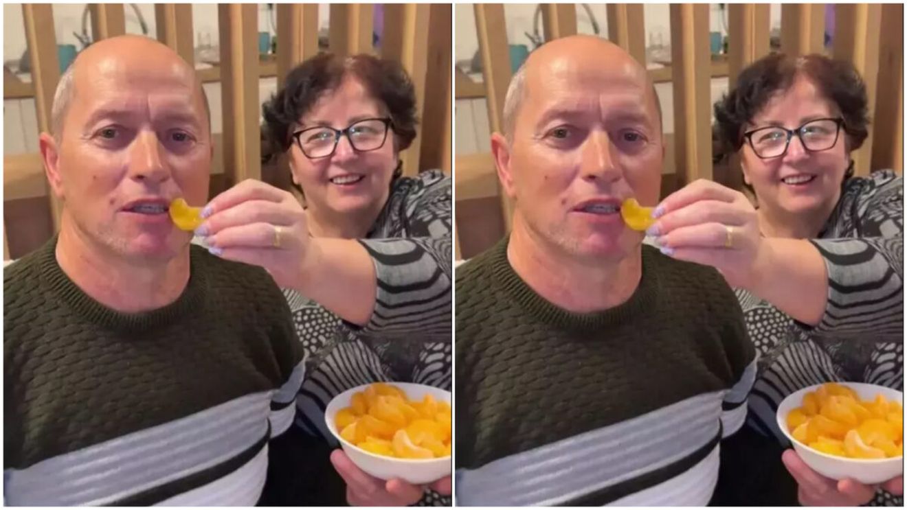 Gluma cu clementinele i-a viralizat pe Gicu și Adriana pe TikTok. Ce meserii practică? „Lumea spune că suntem pensionari”