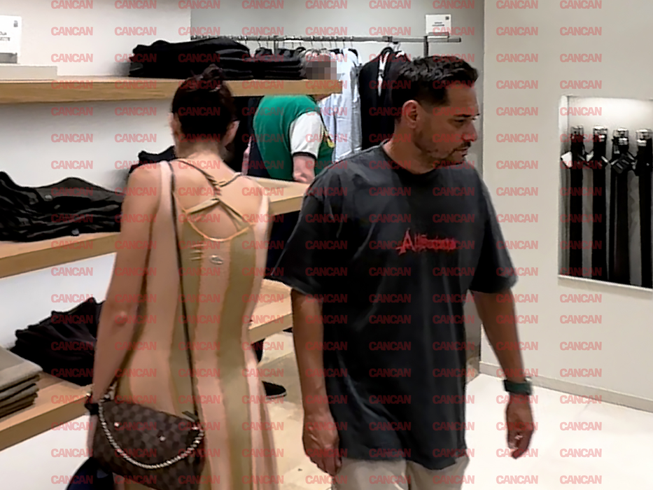 Mihai Rait și soția, la o raită de shopping prin Băneasa