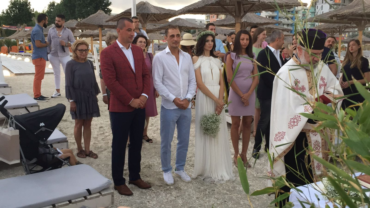 Virgil și Alice, vizibil emoționați pe durata ceremoniei
