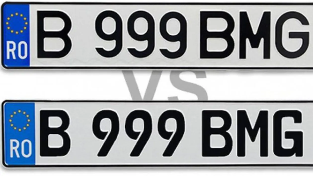 S-a modificat Codul Rutier în România! Ce combinații de 3 litere sunt interzise pe plăcuțele de înmatriculare