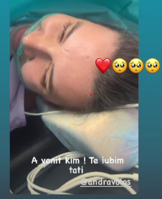 Andra Volos a devenit mămică pentru prima dată/ sursă foto: Instagram
